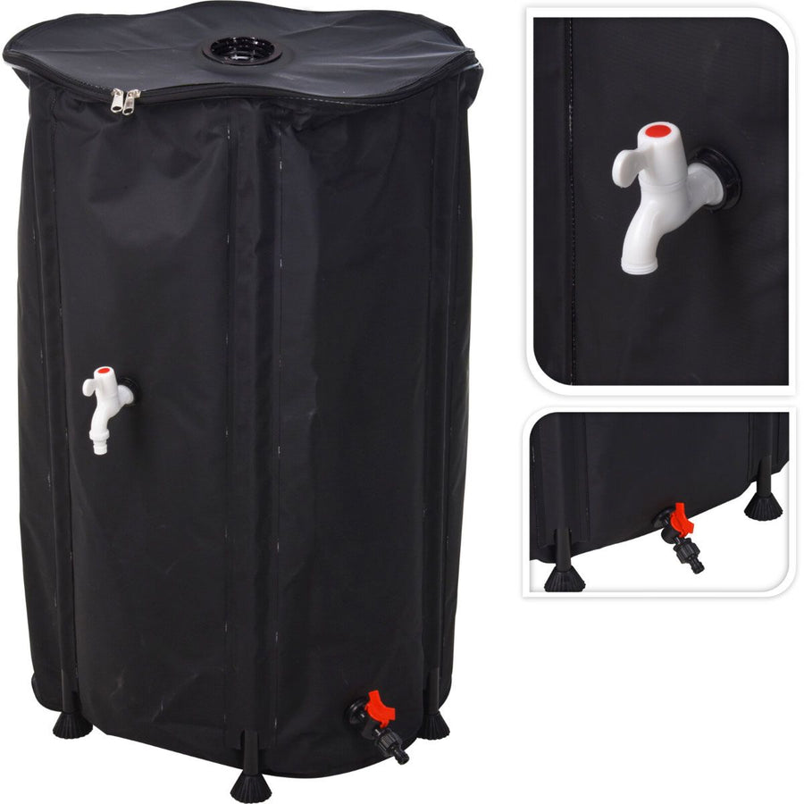Vouwbare Regenton 250L – Praktisch, Stevig & Compact | Voor Tuin, Balkon of Buitenruimte