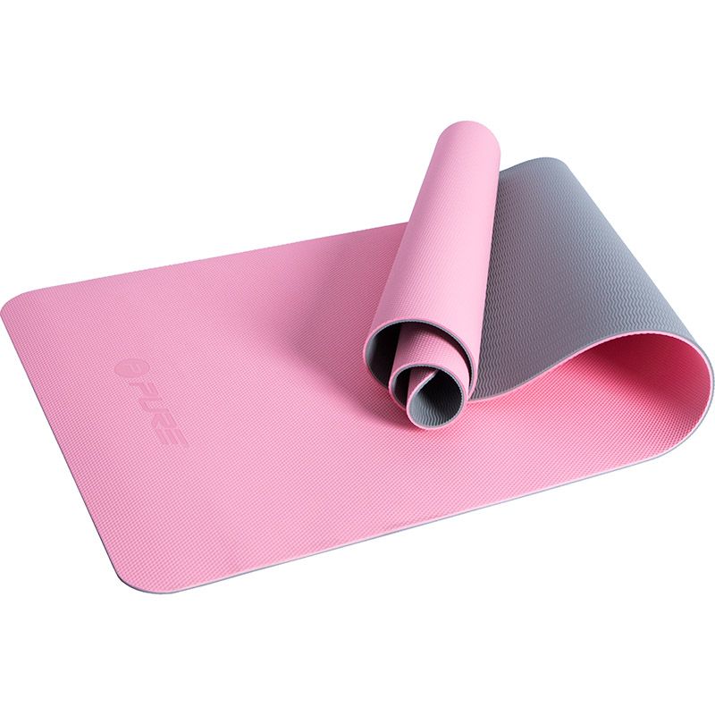 Pure2Improve Yogamat Antislip – 173 x 58 cm | Zachte & Flexibele TPE Mat met Optimale Grip | Inclusief Draagbanden – Perfect voor Alle Workouts