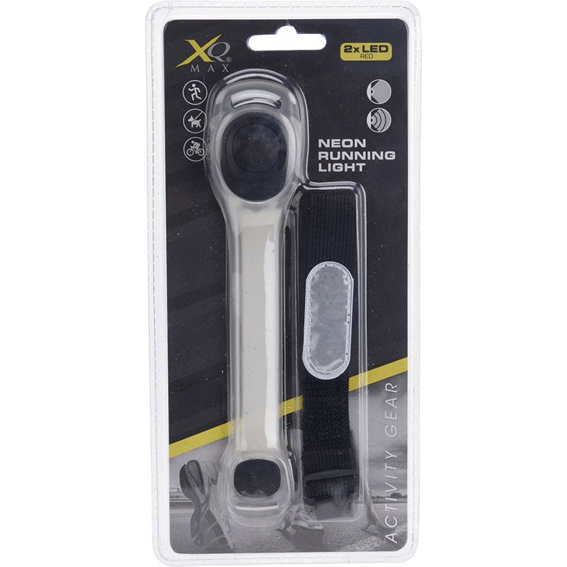 XQ Max Running Lights – Neon LED Red for Safe Running, Walking & Cycling