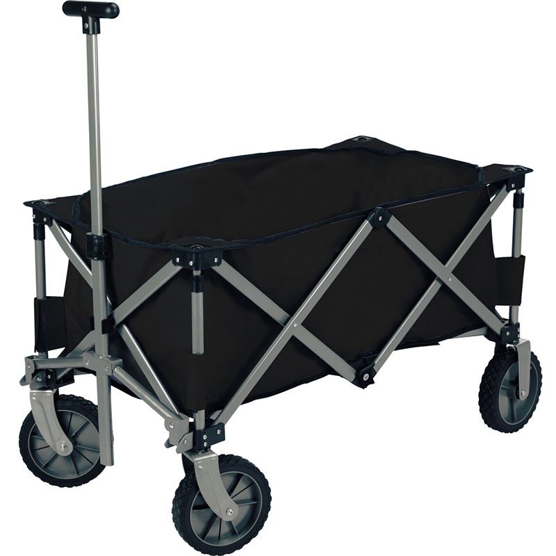 Bolderkar Opvouwbaar – Ruim & Draagbaar | 70 kg Max | Zwart | Handig voor Vakantie & Festivals