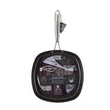 Bergner Infinity Chefs Grillpan – 28x28 cm – Ultra Turbo Inductie – Titanium Non-Stick – Snel & Gezond Koken