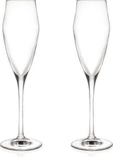 Bergner Masterpro Champagnefluitjes – 2 Stuks, 18,2 cl | Ultra Sterk Kristalglas, Krasvast & Breukbestendig | Premium Eco-Crystal Collectie