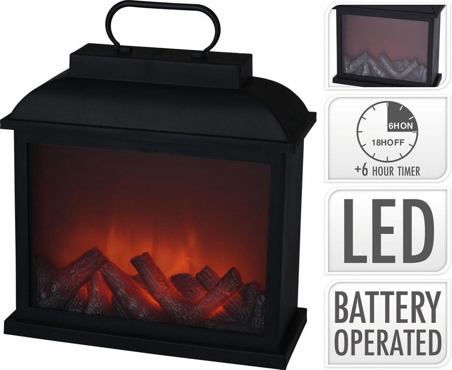 Fireplace with Flame Effect