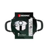 Bergner Midnight Rvs Kookpan Met Deksel - Inductie - 20Cm - 2.3L