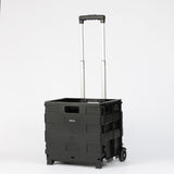 Ceruzo Trolley met Vouwkrat – 50 Liter -Zwart