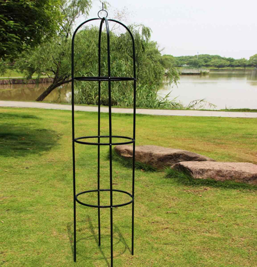 Ceruzo Rozenzuil – 40 x 191 cm – Donkergroen | Metalen Klimhulp Voor Rozen & Klimplanten