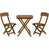 Ambiance Bistro Set - Garden Table - Garden Chairs - Foldable