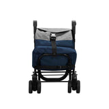Ceruzo Go Four Shopping Trolley - Blue/Grey - 43.5L - Foldable & Luxury 4-Wheel Design - By Playmarket