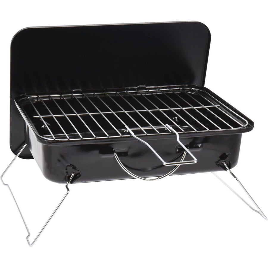 Draagbare Tafelbarbecue – Ultra-Compact & Robuust Mini BBQ voor Balkon, Camping, Park of Strand – Lichtgewicht, Duurzaam & Direct Grillklaar