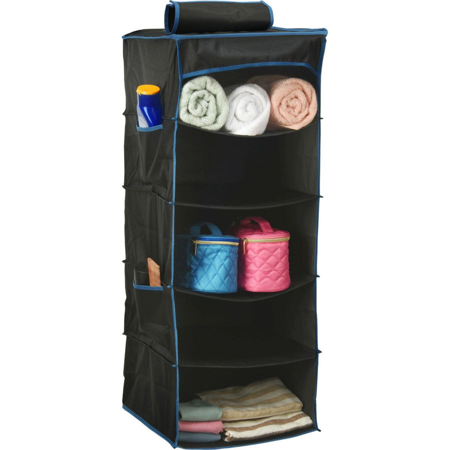 Redcliffs Tent Organizer - 5 Compartments + 2 Side Pockets - Durable, Water-Repellent & Spacious - Ideal for Tent, Caravan or Home