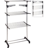Storage Solutions Drying Rack Tower – Foldable & Portable – 17 Metres Drying Length – White