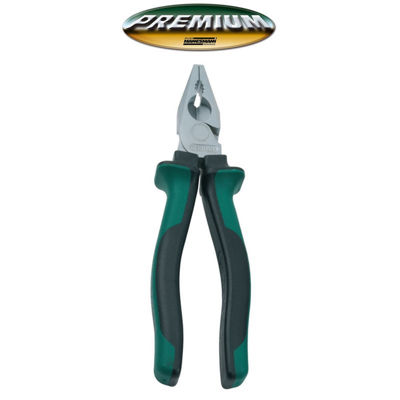 Brudermannesmann Brüder Mannesmann Combination Pliers 160 mm - Green Line