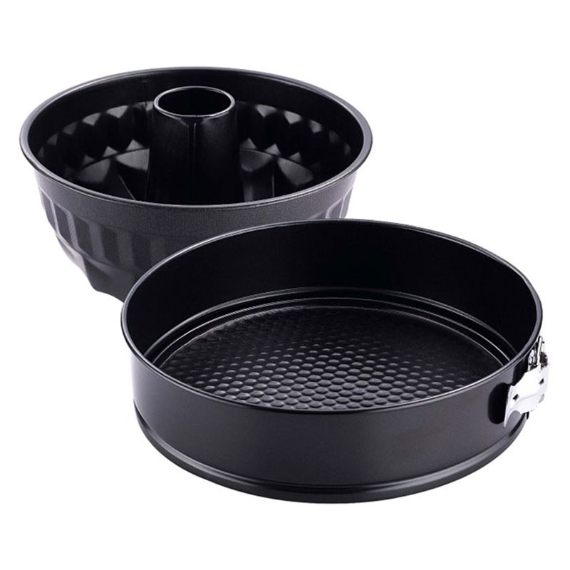 Renberg Bakvormen 2-Delig – Springvorm & Tulband – Carbonstaal, Anti-Aanbak & Ovenbestendig