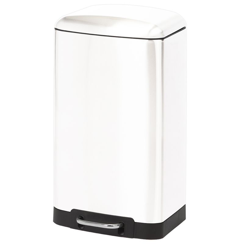 Duett Pedaalemmer 30L – Elegant, Hygiënisch & Gemakkelijk in Gebruik – Soft-Close Metaal – Wit