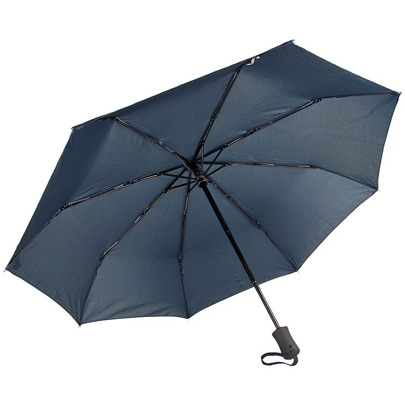 Amrini Volautomatische Paraplu – Compact & Handzaam – Blauw – Eén Druk Open & Dicht