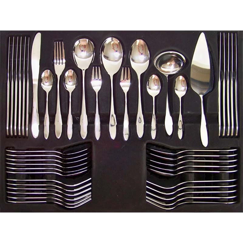 Excellent Houseware Cutlery Set, Stainless Steel – 60-Piece