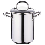 Ceruzo Aspergepan Ø16 cm – 4,2L RVS | Voor Asperges & Pasta, Inclusief Inzetmand