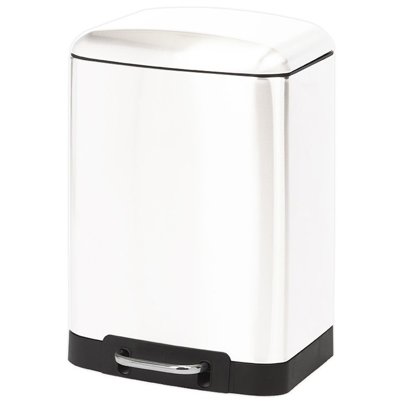 Duett Pedal Bin 6L – Handy & Durable – Soft-Close Metal – Fingerprint Proof – White