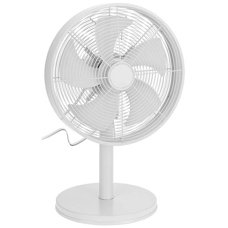 Excellent Electrics Robuuste & Krachtige Tafelventilator – Luxe Metalen Design Ø 30 cm – 35W, 3 Snelheden, Draaibaar & Kantelbaar