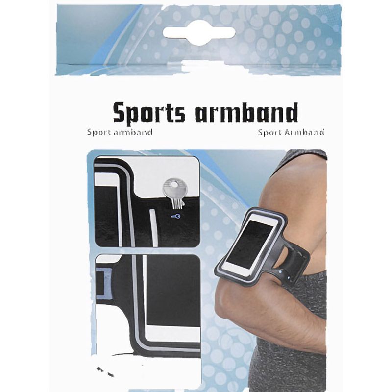 Topkwaliteit Sport-Armband – Verstelbaar, Comfortabel & Functioneel – Audio & Sleutelvak