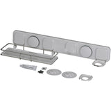 Alpina Wall Organiser with Suction Cups – Wall Rack with Soap Dish & Double Hook – Strong & Practical