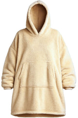 Hoodie Voor Vrouwen – Crème Teddy Polyester | Comfortabel & Stijlvol