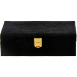 H&S Collection Sieradendoos – Luxe Velvet | 16 Compartimenten | Voor Ringen, Oorbellen & Horloges | Zwart