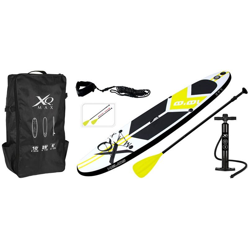 XQ Max SUP Board 305 cm – Lime | Complete Inflatable Set tot 100 kg voor Beginners & Gevorderde Peddelsurfers