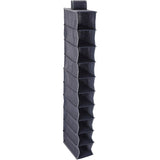 Storage Solutions Kledingkast Hangorganizer – 10 Compartimenten | Slim, Duurzaam & Ruimtebesparend Opbergsysteem voor Schoenen, Handdoeken & Meer
