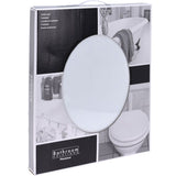 Bathroom Solutions Toilet Seat – White MDF | Robust, Elegant & Comfortable | 18 Inch | Mounting Hardware Included