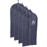 Storage Solutions 4X Kledinghoes met Rits – Beschermend, Duurzaam & Grijs | 60x135 cm
