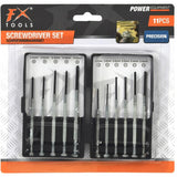 Fx Tools Precisie Schroevendraaierset – 11-delig | Kruiskop & Gleufkop | Compact & Handig