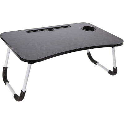 Ceruzo Foldable Laptop Table - Bedside Table - 60X40 Cm - Black