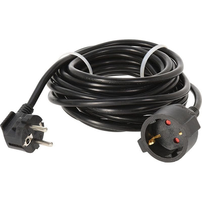 Fxcontrol Verlengsnoer 5m – Zwart | Veilig met Randaarde & Kinderbescherming | 3680W