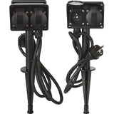 Premium Fxcontrol Tuinstekkerdoos 4-Voudig – Robuust, Waterdicht & Veilig – Voor Buitengebruik