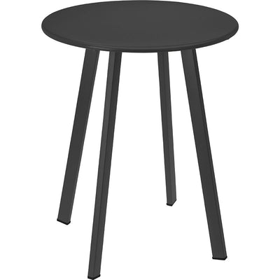 Ambiance Tafel 40 cm – Donkergrijs Metalen Bijzettafel – Stevig, Stijlvol & Duurzaam