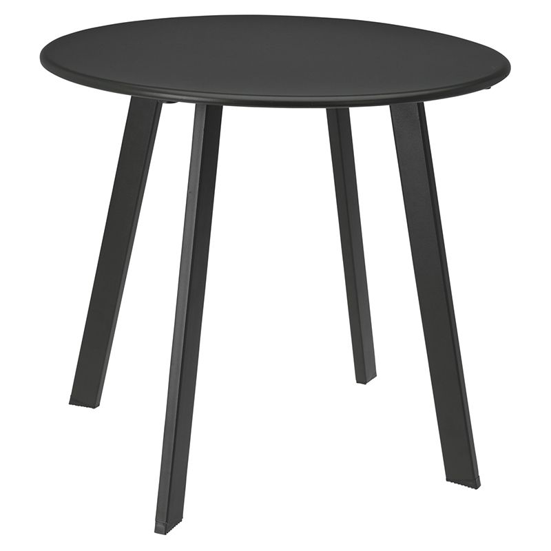Ambiance Tafel 50 cm – Donkergrijs Gepoedercoat Metaal | Modern & Stevig