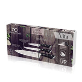 Bergner Infinity Chefs Vita Messenset – 3-Delig – Roestvrijstaal – Professionele Kwaliteit – Luxe Giftbox