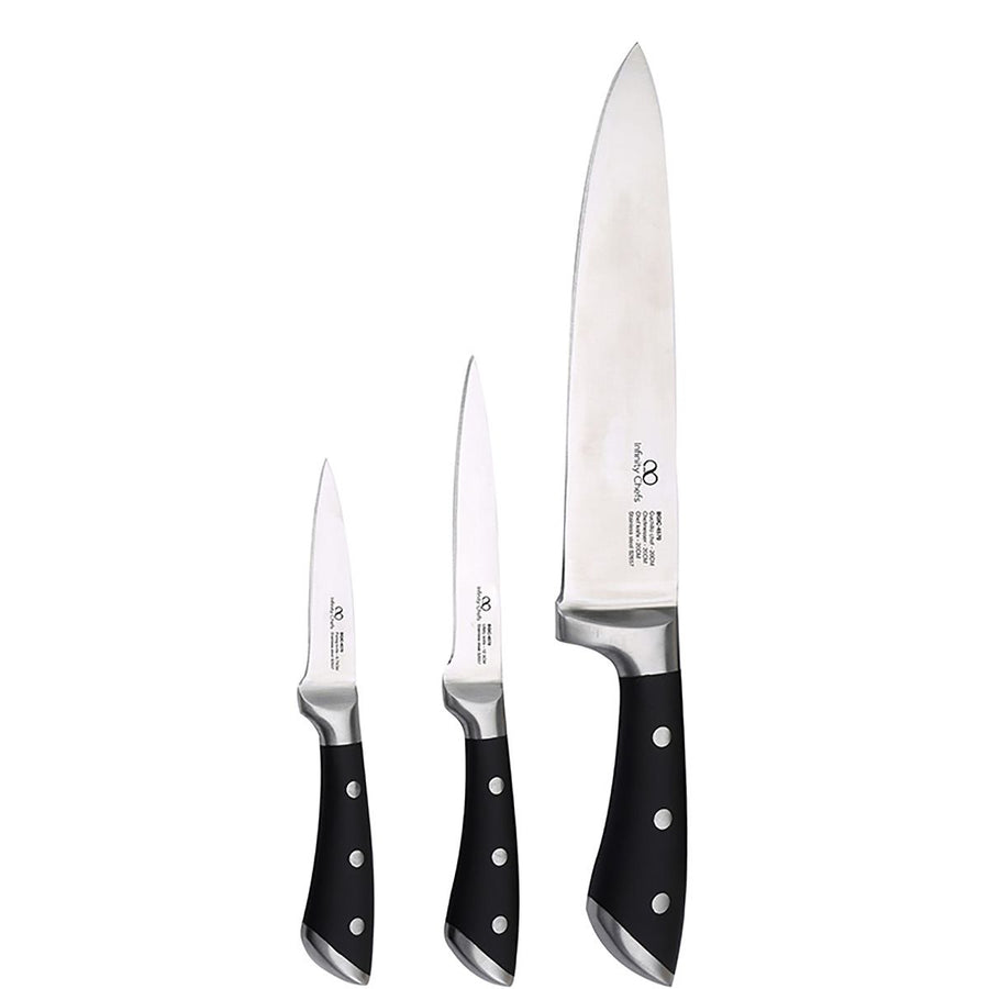 Bergner Infinity Chefs Vita Messenset – 3-Delig – Roestvrijstaal – Professionele Kwaliteit – Luxe Giftbox