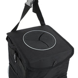 Ceruzo Premium Car Trash Can – 6L Waterproof & Foldable – Odor-Free Organizer with Extra Storage Compartments – Lightweight, Durable & Practical – Black