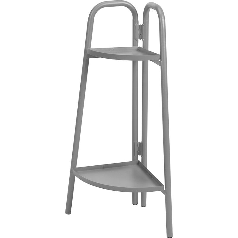 Ambiance Premium Plant Stand 70 cm – Light Gray, Durable & Compact Corner Model