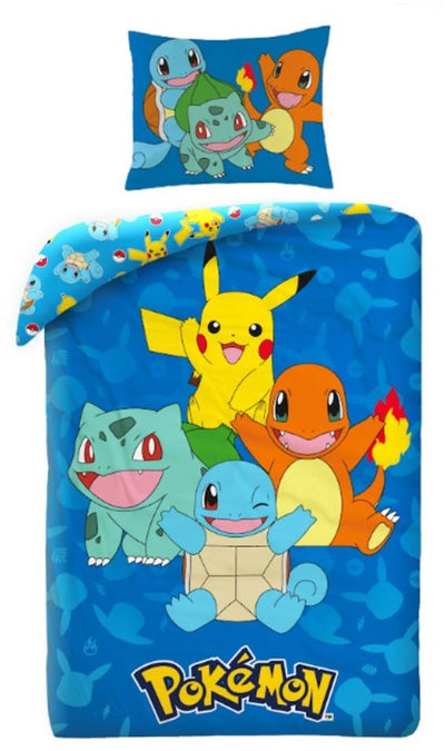 Pokémon Starters Duvet Cover - Single - 140 x 200 cm