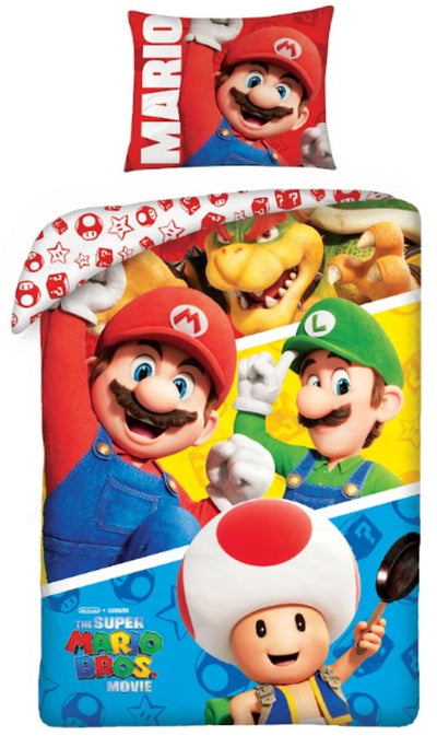 Super Mario Duvet Cover - Single - 140 x 200 cm