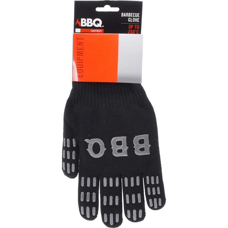 BBQ Grilling Glove - Non-Slip, Heat Resistant Up To 250ºC | Safe & Comfortable | One Size For Left- and Right-Handers