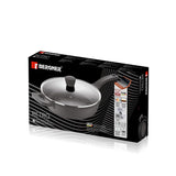 Bergner Diepe Koekenpan Retro – 28 cm – 3,9L – Luxe Inductiepan met Non-Stick Coating & Zachte Handgrepen