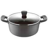 Bergner Retro Saucepan – 20 cm – Induction-Suitable – 2.5L – Cast Aluminum & ILAG Non-Stick – Durable & Stylish