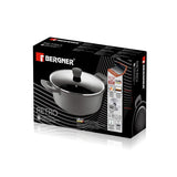 Bergner Retro Saucepan – 20 cm – Induction-Suitable – 2.5L – Cast Aluminum & ILAG Non-Stick – Durable & Stylish