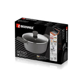 Bergner Retro Saucepan – Luxury 24 cm / 4.5L – Induction, Durable Cast Aluminum & Easy Cleaning