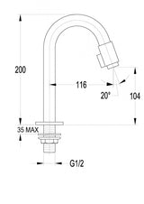Delta Crown™ – Luxe Fonteinkraan model 2