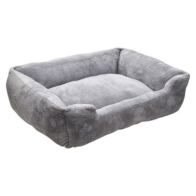 Hearts&Homies Dog Bed XL – Soft Microtec – Ultra Soft Plush – Comfortable & Supportive – 90x70x28 cm